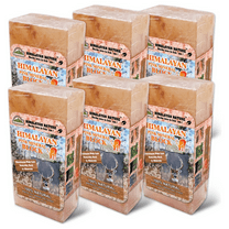 SALT 84 Deer Pink Rock Mineral Licking Salt Brick - Pack of  6