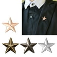 thumbnail image 4 of Fashion Brooches High-end Little Star Badge For Blouses Five-pointed Jewelry Star Collar Pin Brooch Shirt Lapel Pin, 4 of 9