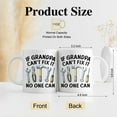 thumbnail image 2 of DYJYBMY If Grandpa Can'T Fix It No One Can Mug, Funny Coffee Cup, Father'S Day Birthday Gifts for Men Grandpa New Grandfather Dad, Unique Thanksgiving, Christmas Gifts for Men Grandfather, 2 of 6