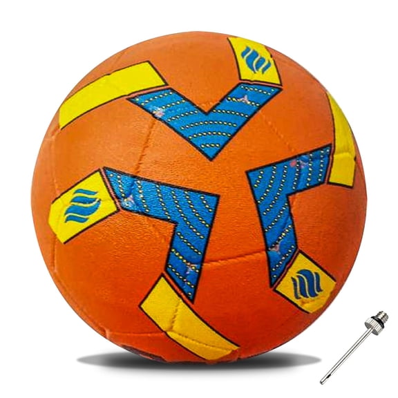 Synco Super Strom Football | Rubber Moulded Football | Suitable For Hard Ground | Training Ball | Soccer Ball | Football Size 5 | Colour Orange