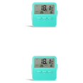 thumbnail image 4 of Kearding Termómetro higrómetro digital para interiores Medidor de temperatura y humedad con batería acoplable con soporte para dormitorio Type3 NO3, 4 of 6
