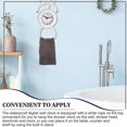 thumbnail image 3 of Waterproof Bathroom Clock Wall Watch Can Be Hung With Towel Wall Clock Desk Clock Dual-purpose Clock, 3 of 5