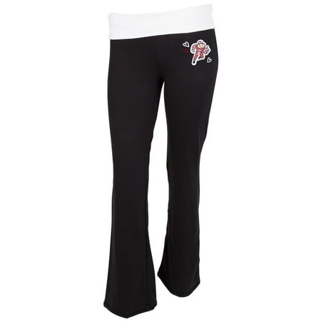 Ohio State Buckeyes - Glitter Logo Cheer Girls Youth Yoga Pants - Youth 14