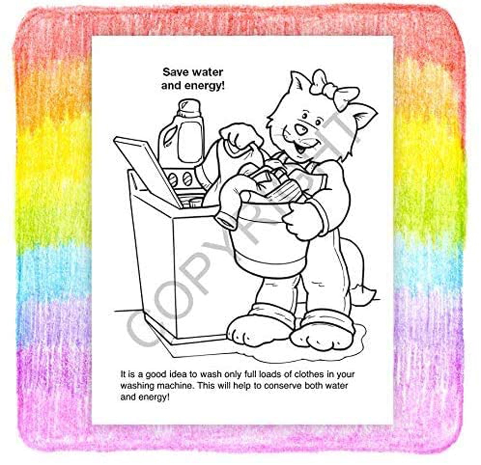 ZoCo: 25 Pack - Saving Energy and Water Kid's Educational Coloring & Activity Books