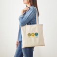 thumbnail image 3 of CafePress - Peace Love Cross Stitch Tote Bag - Unisex Canvas Tote Bag, Beige, 1-Piece, 3 of 6