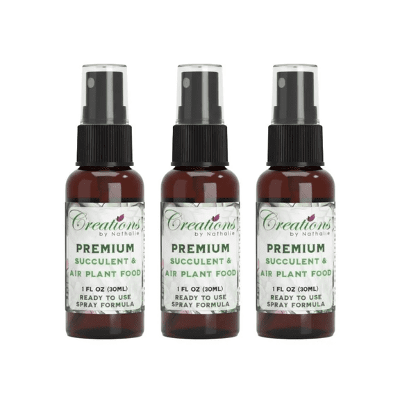 Succulent & Air Plant Fertilizer - Ready-To-Use Mist Spray - 3 PACK