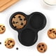 thumbnail image 5 of Hueveras de Silicona para Freidora de Aire, Bandeja Redonda de 3 Cavidades para Cupcakes, Moldes de Silicona para Horno Microondas, Pasteles Pequeños, Budines, Tartas, Hamburguesas de Desayuno., 5 of 7
