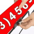 thumbnail image 5 of Professional Black Folding A-Frame for Open House Sign Real Estate Realtors Sidewalk (6 PACK), 5 of 8