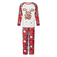 thumbnail image 2 of DuAnyozu Matching Family Christmas Pajama Sets Womens Mens Kids Pjs Long Sleeve Sleepwear Holiday Lounge Sets, 2 of 7