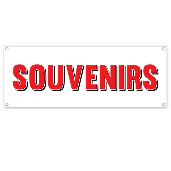 Souvenirs 13 oz Vinyl Banner With Metal Grommets