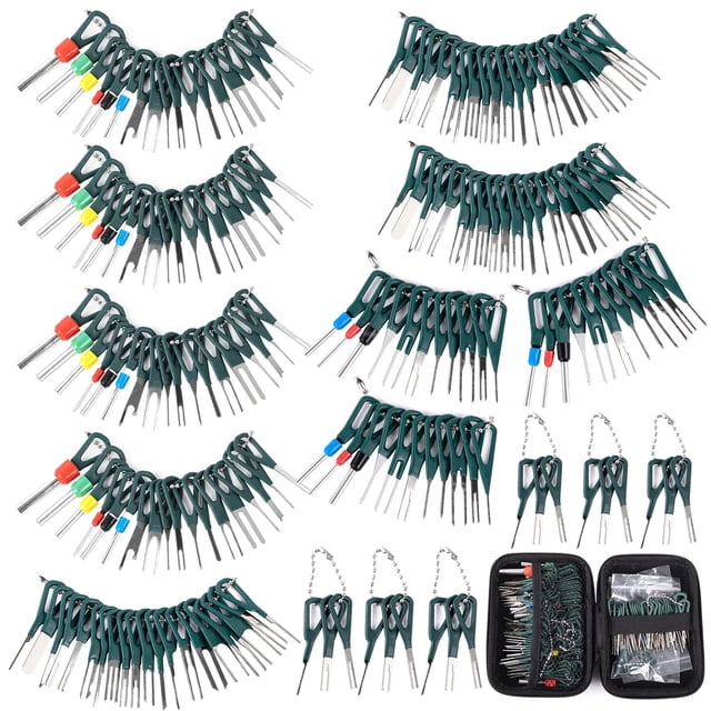 Kit de herramientas de extracción de terminales Kikerike, 172 piezas, para automoción