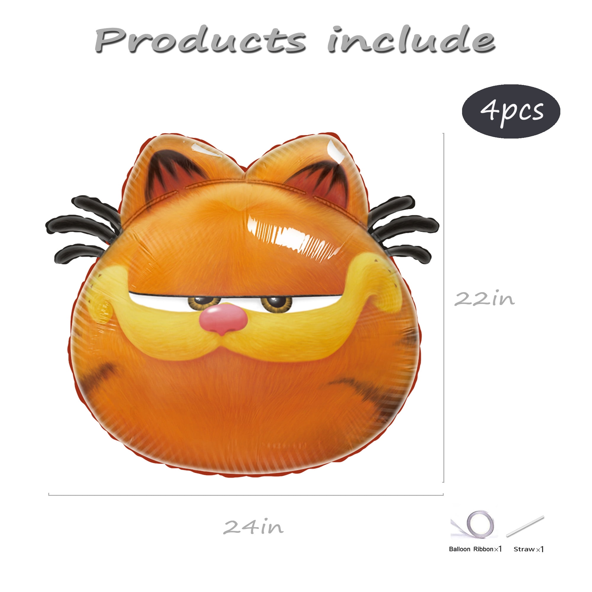 Garfield Latex-Ballons – 8 Bunte Luftballons Für Die Perfekte Kindergeburtstags-Deko