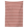 thumbnail image 3 of Ambesonne Christmas Tablecloth Rectangular Table Cover, Scandinavian, 52"x70", Red White, 3 of 4