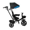 thumbnail image 4 of Triciclo Evolutivo The Baby Shop  con asiento giratorio y toldo protector Azul -, 4 of 6