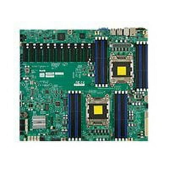 SUPERMICRO X9DRX -F - Motherboard - LGA2011 Socket - 2 CPUs supported - C602 Chipset - 2 x Gigabit LAN - onboard graphics