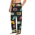thumbnail image 2 of Bingfone Retro Video Game Mens All Over Print Sleep Pajama Pants-Xx-Large, 2 of 9