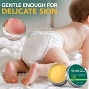 Tea Tree Balm for Hands, Feet, and Body, Gently Soothes Sensitive and Dry Skin, Natural Plant Extracts, 1 oz