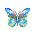 thumbnail image 2 of Beautynvta Colorful Metal Butterfly Wall Decor, Iron Butterfly Outdoor Fence Wall Art Decor, Hanging Decor for Garden Yard Living Room Patio Balcony, 2 of 6