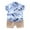 Blue, variant on XUELUO Toddler Boys Casual Outfit Sets Cartoon Set Tops Shorts Summer 1 4Years Baby Outfits T Shirt Outfits&Set Clothing Holiday Wear
