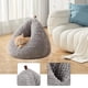 thumbnail image 5 of Cama para gatos, cueva, escondite, base antideslizante, cálida y suave, nido de felpa suave para conejos, erizos, hámsteres y conejos de interior. gris, 5 of 6
