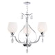 thumbnail image 1 of Lámpara Colgante Tecnolite HOME Cristal Satín 3 Luces Ópalo 180w, 1 of 4