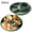 A, variant on KOYPTL 2Pack Nutrition Planning Plate,Unbreakable Portion Control Plate,Round Plastic Dinner Divided Plate,4 Grid Serving Tray,Food Storage Tray for Weight Loss Adults Home Camping Microwave Safe