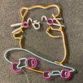 thumbnail image 5 of Handmadetneonsign Hamster Skateboard Neon Sign, Hamster Wall Art Decor, Skateboard Player Bedroom Wall Decor, 5 of 5