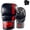 Black/Red, variant on VictorBudo USA MMA Sparring Gloves, Open Palm Grappling Gloves, Black, L/XL