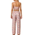 thumbnail image 3 of INSPIRE CHIC Women's 3 Pcs Pajamas Cami Shorts Long Pants Sleepwear Loungewear Pajama Sets L Camel, 3 of 5
