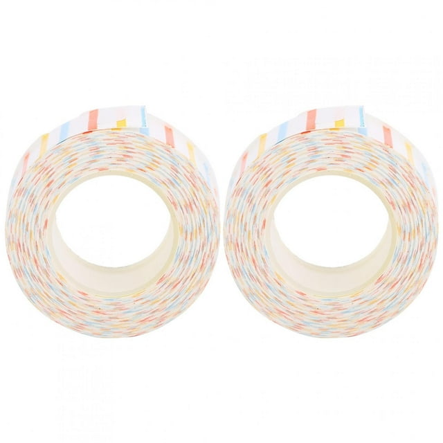 Cute Label Ribbon,2Pcs Print Label Tape Labeling Machine Tape Label Tape High Capacity