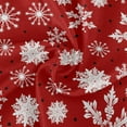 thumbnail image 2 of GZHJMY 60 Inch Round Tablecloth - Christmas Snowflakes Waterproof Spill-Proof Table Cloth with Lace Washable Decorative Fabric Table Cover for Dining Tables, Kitchen and Parties Home Decor, 2 of 7