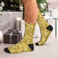 thumbnail image 7 of KLL Flower Print Cool Socks Men's Women's Crew Socks Funny Crazy Novelty Stockings, 7 of 7