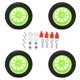 thumbnail image 1 of 4pcs 75mm RC Rubber Tires with U-Pattern for WLToys 144001 RC 1/14 Off-Road Vehicle, 1 of 4