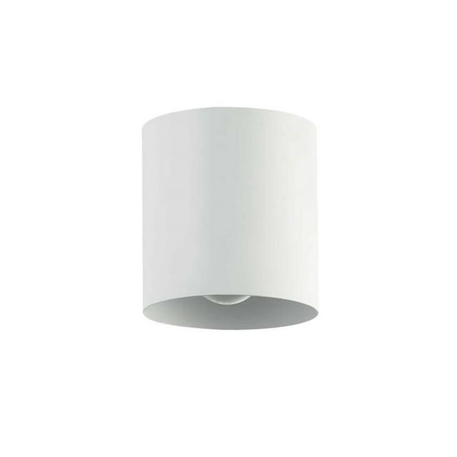 Dainolite TRN-41FH-MW Support Affleurant 1 Lumière, Blanc Mat