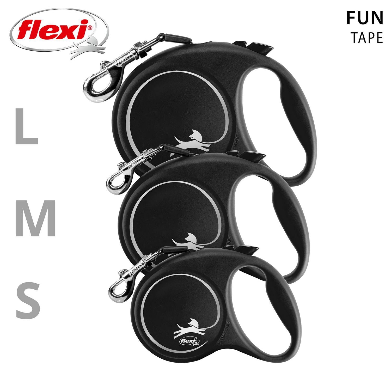 Flexi FUN Large 5m Tape Retractable Dog Leash