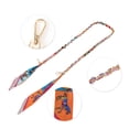 thumbnail image 3 of Unique Bargains 1 Pc Scarf Design Handbag Strap Colorful Metal Fabric, 3 of 5