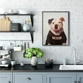 thumbnail image 2 of Stupell Industries American Bulldog in Americano T-Shirt Dog Pun Designed by Lucia Heffernan, 2 of 7