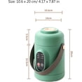 thumbnail image 6 of Portable Multifunctional Pot, 500W Portable Mini Electric Cooker with Non-stick Ceramic Glaze & Steamer, Compact Travel Ramen Pot for Dorm, Office, Soup, Oatmeal (Khaki), 6 of 6