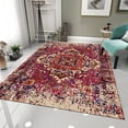 thumbnail image 2 of Dreammotif Tumbled Pattern Modern Area Rug for Living Room - 4.6 x 6.5 ft Machine Washable, Thin, Non Slip Backing Carpet, 2 of 8
