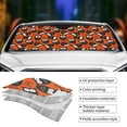 thumbnail image 3 of Yiaed Owls And Boo Print Car Windshield Sunshade Front Auto Car Front Window Sun Shade Foldable Sun Visor Shield Cover Auto Accessories for Sedan SUV Truck-Medium, 3 of 5