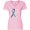 Classic Pink, variant on Inktastic Faith over Fear Hydrocephalus Awareness with Blue Ribbon Women's V-Neck T-Shirt