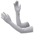 thumbnail image 1 of Guantes Largos de Protección Solar UV para Mujer, Brazo con Pantalla Táctil, Guantes para Conducir Al Sol, UPF 50+ para Deportes Al Aire Libre, Ciclismo, Gris, 1 of 8