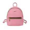 thumbnail image 1 of Mochila de viaje para mujer, bolso escolar de piel sintética, bolsa de compras, cremallera, teléfono portátil, paquete de cosméticos, rosa kenally AP000927-03, 1 of 7