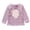 Purple, variant on PureCasa Girls Long Sleeve Tops Basic Shirts Turtleneck T-Shirt Tops Cotton Lettuce Edge Trim Long Sleeve Cute Print Toddler Girl Clothes