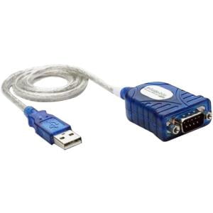 - Plugable USB COM Serial Port Adapter Cable - USB to RS-232 DB9, 2ft (0.6m)