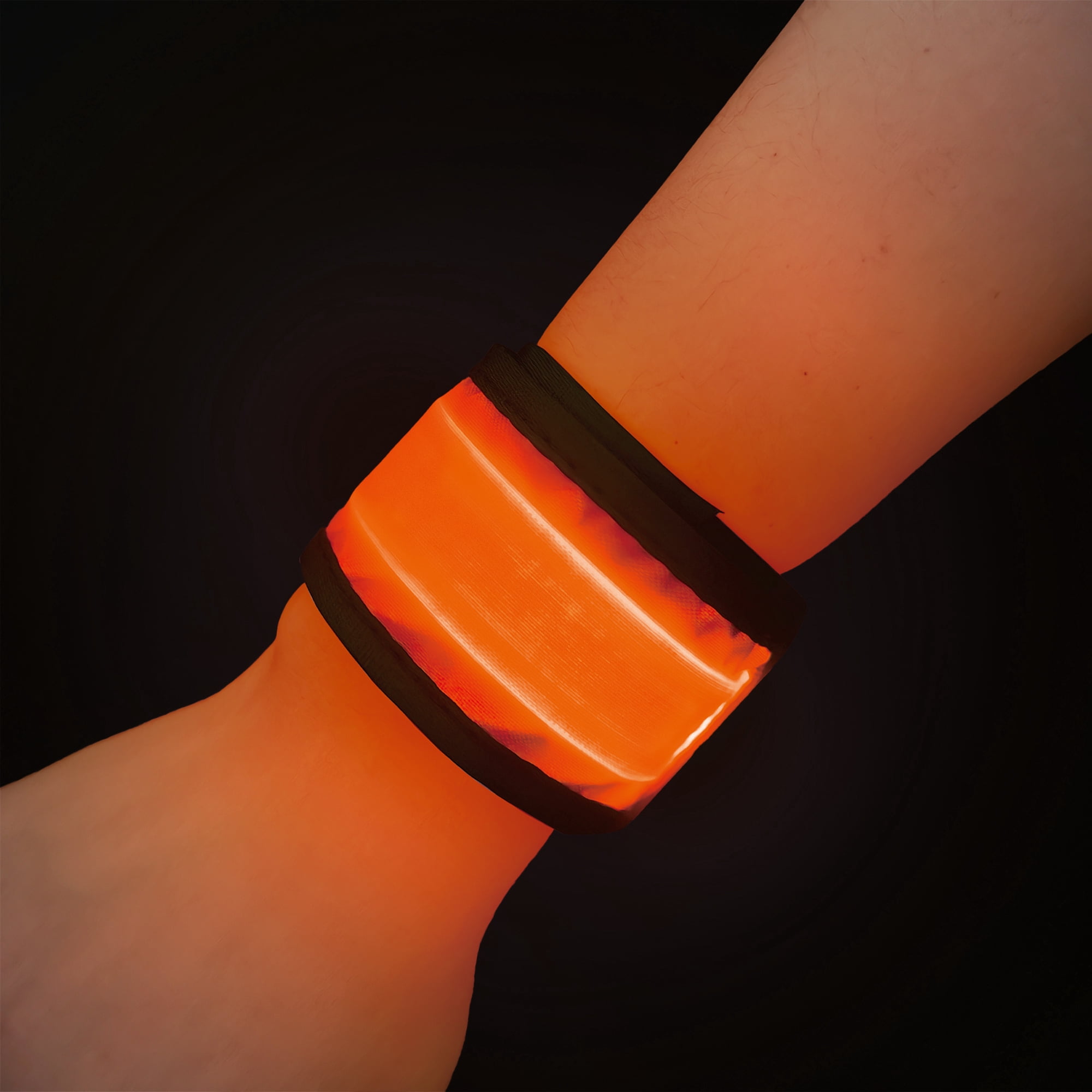3 Count, LED Snap Bands in Orange, Green & Red, Party Favors, by Way To Celebrate