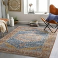 thumbnail image 4 of Hauteloom Solana Living Room, Bedroom Area Rug - Traditional - Navy, Light Blue, Burnt Orange - 8'10" x 13', 4 of 8