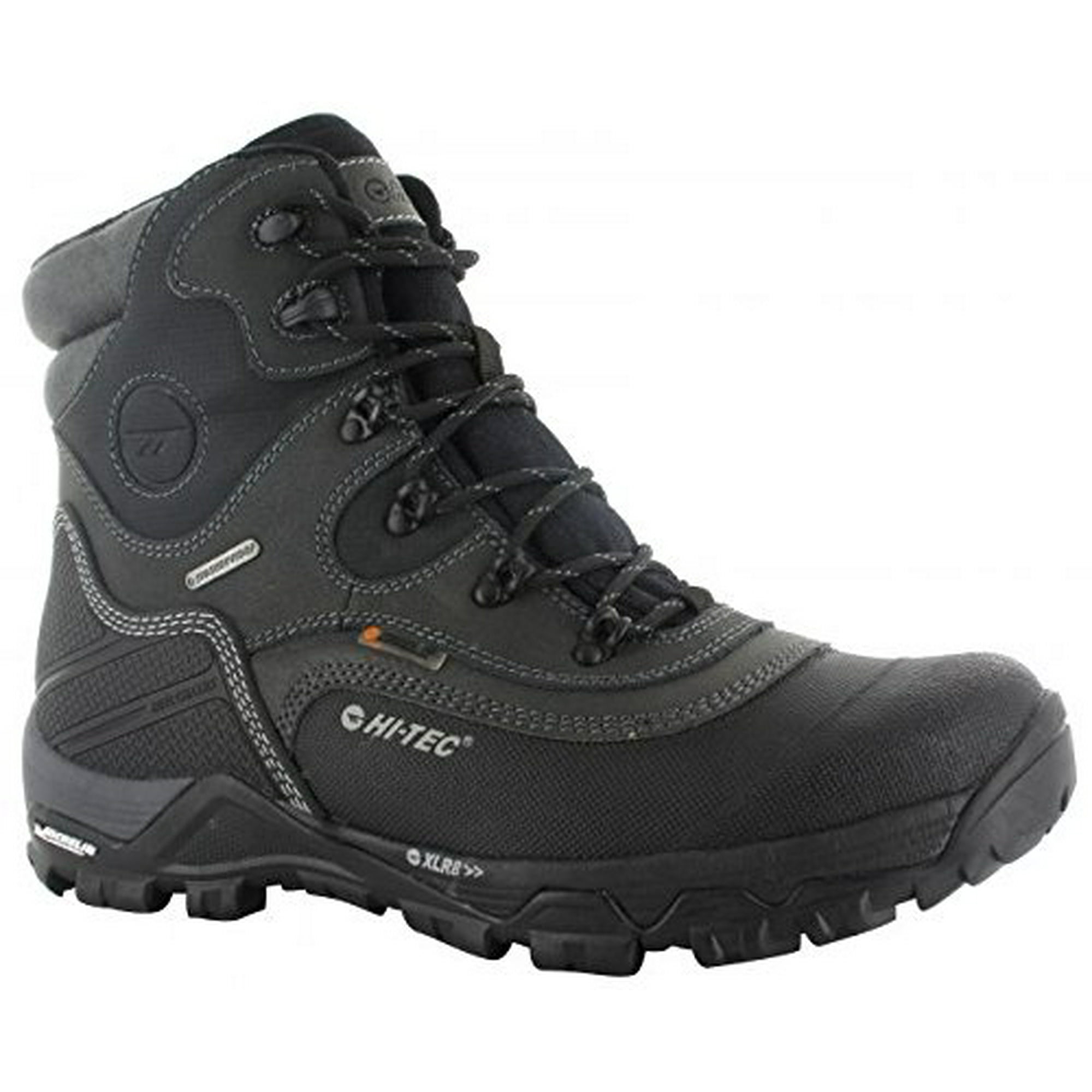 Hi Tec Men s Trail Ox Winter 200 I Waterproof Chocolate Black High Top Leather Hiking Boot 7.5M Walmart