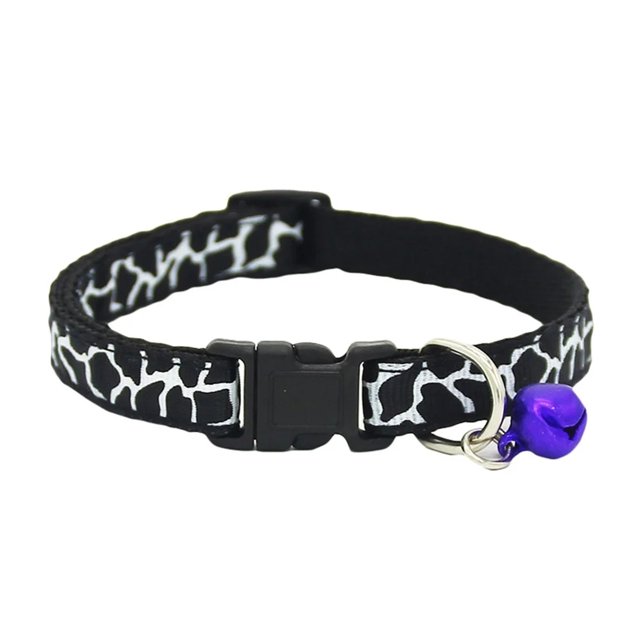 Adjustable Breakaway Cat Collar with Bell - Safe Quick-Release Pet Collar for Small Dogs And Cats, Polyester Collar with Bell for Safety, Fashion, And Easy Identification