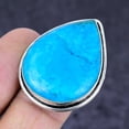 thumbnail image 2 of Natural Arizona Turquoise 925 Sterling Silver Jewelry Ring Size 8.5, 2 of 2
